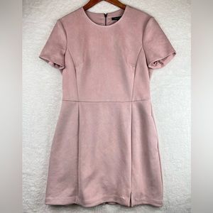 FRENCH CONNECTION Pink Patty Drape Short Sleeve Dress US Size 10